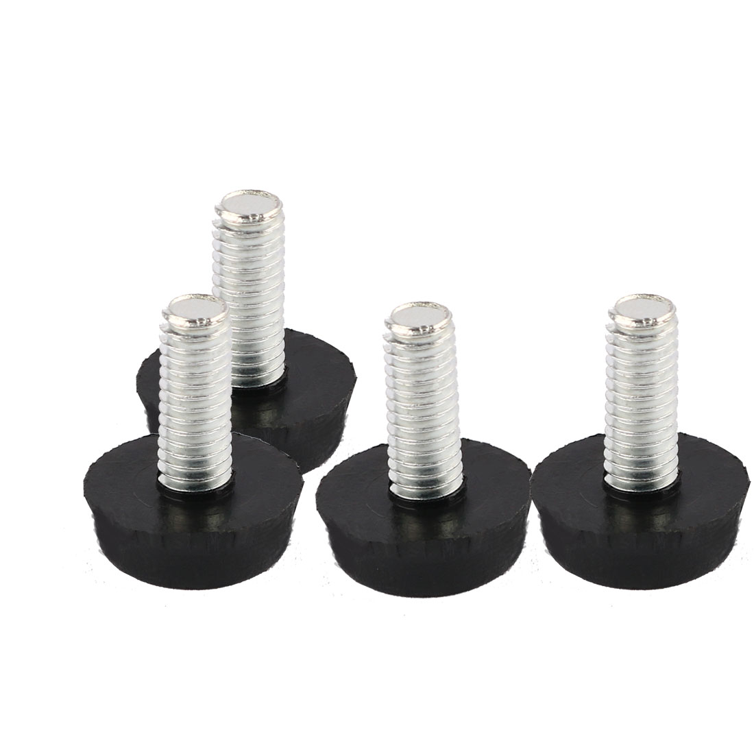 Unique Bargains 20pcs Screw On Type Furniture Glide Leveling Support Foot  Adjuster 6x15x17mm 